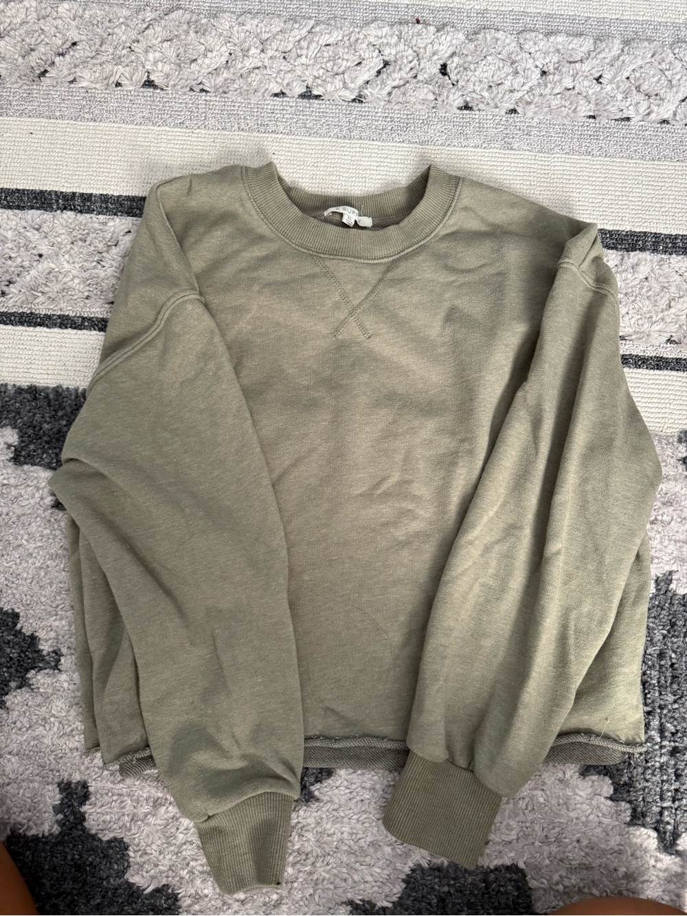 Z Supply Olive Crewneck Sweatshirt for Men